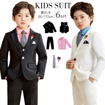 予約販売【6点セット】フォーマル 子供服 卒業式 スーツ 卒業式 入学式 小学生 スーツ 男の子 スーツ シャツ フォーマルワンピース 6点セット 卒園式 フォーマルシューズ子供服 キッズ 七五三 お受験 結婚式 発表会 ジュニア男子 110 120 130 140 150