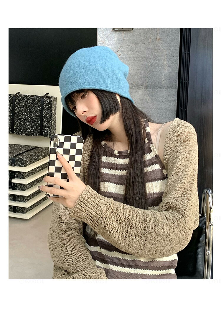 ニット帽 メンズ レディース 秋冬 無地 ニット帽 ビーニー ニットキャップ サマー...