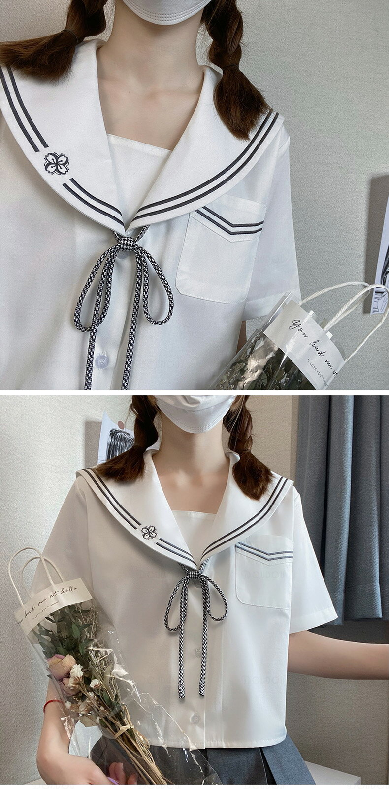 セーラー服 コスプレ 長袖 黒 白 コスプレ ハロウィン コスプレ セーラー服 半袖 セーラー 制服 長袖 リボン 衣装 上下セット 女子JK制服 高校生 可愛い 学園祭 大人 レディース セーラー服 セクシー コスチューム衣装 学生服 長袖女子制服 セーラー服 3点セット 可愛い