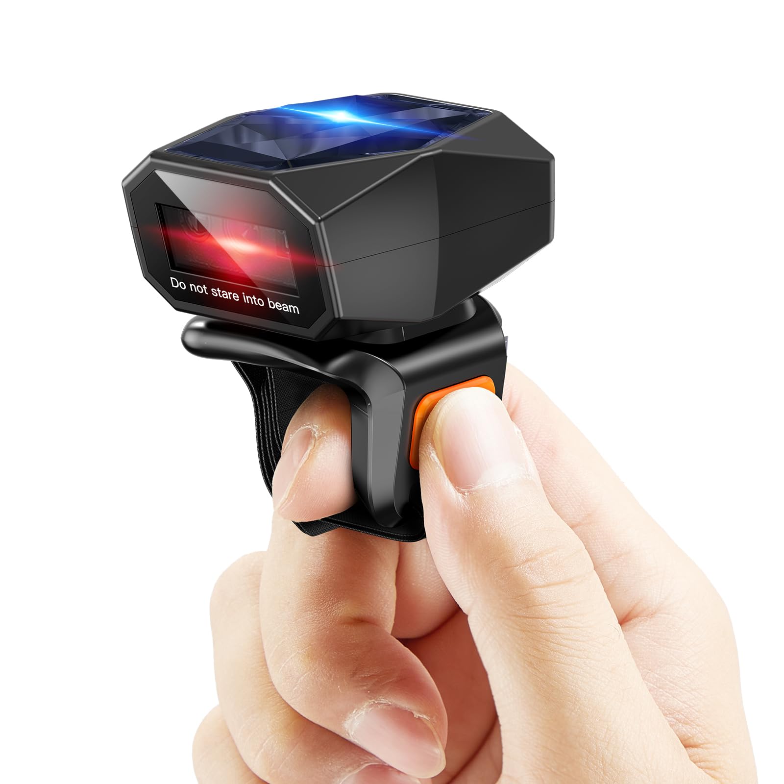 【2025最新改良】Eyoyo バーコードリーダー QRコードリーダー バーコードスキャナー ・次元 ・次元 液晶コード対応 日本語コード対応 ミニ指輪型 携帯便利 USB 2.4GHz Bluetooth対応 1D 2D 高速読取 日本語取扱説明書付き