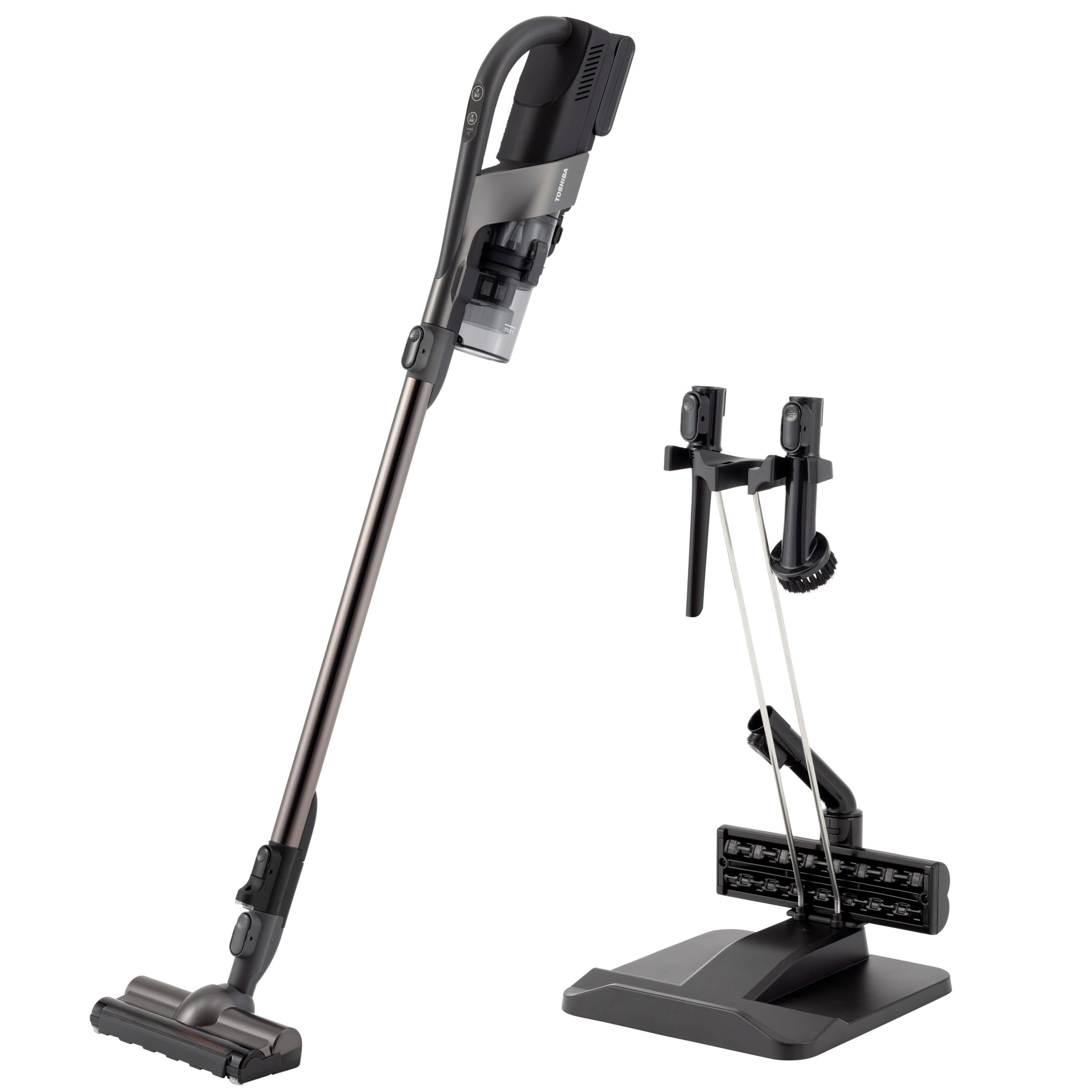 TOSHIBA(東芝) 掃除機 コードレス スティック掃除機 一人暮らし 軽量 お手入れ簡単トルネオV VC-CLX52-..