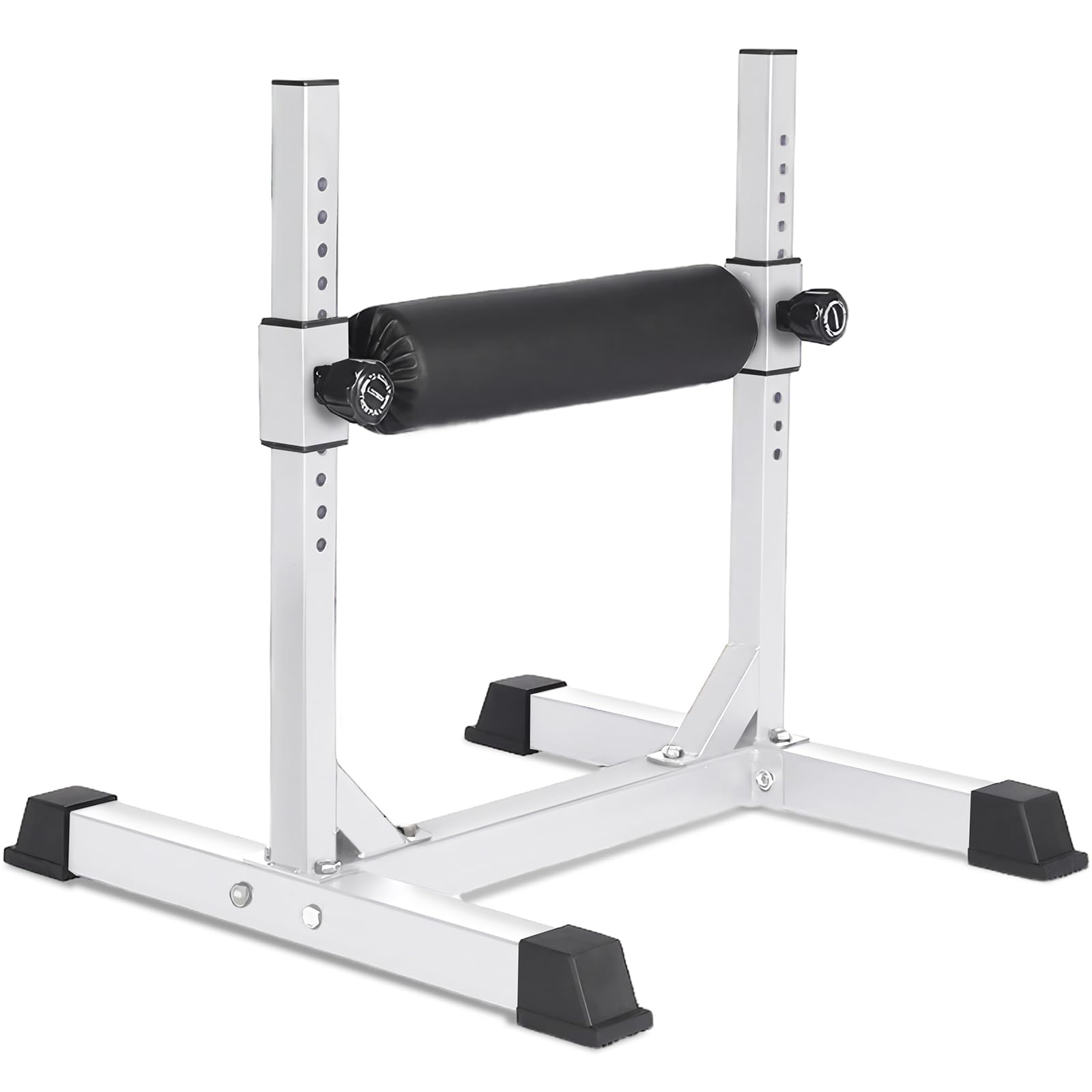 MIKISHO スクワットマシン スクワット ブルガリアンスクワット レッグエクステンション (ホワ ...