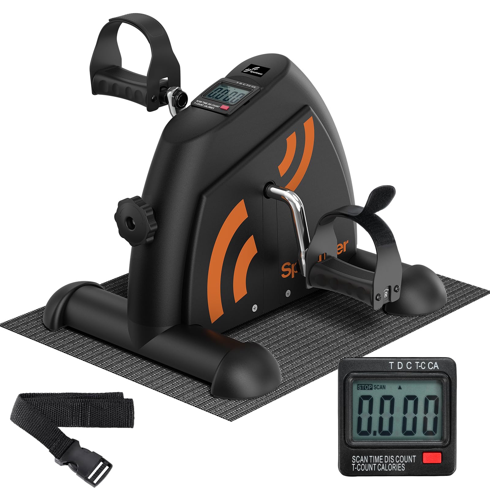 Sportneer エアロバイクミニ フィットネスバイク ミニ 足漕ぎ...(3.0)