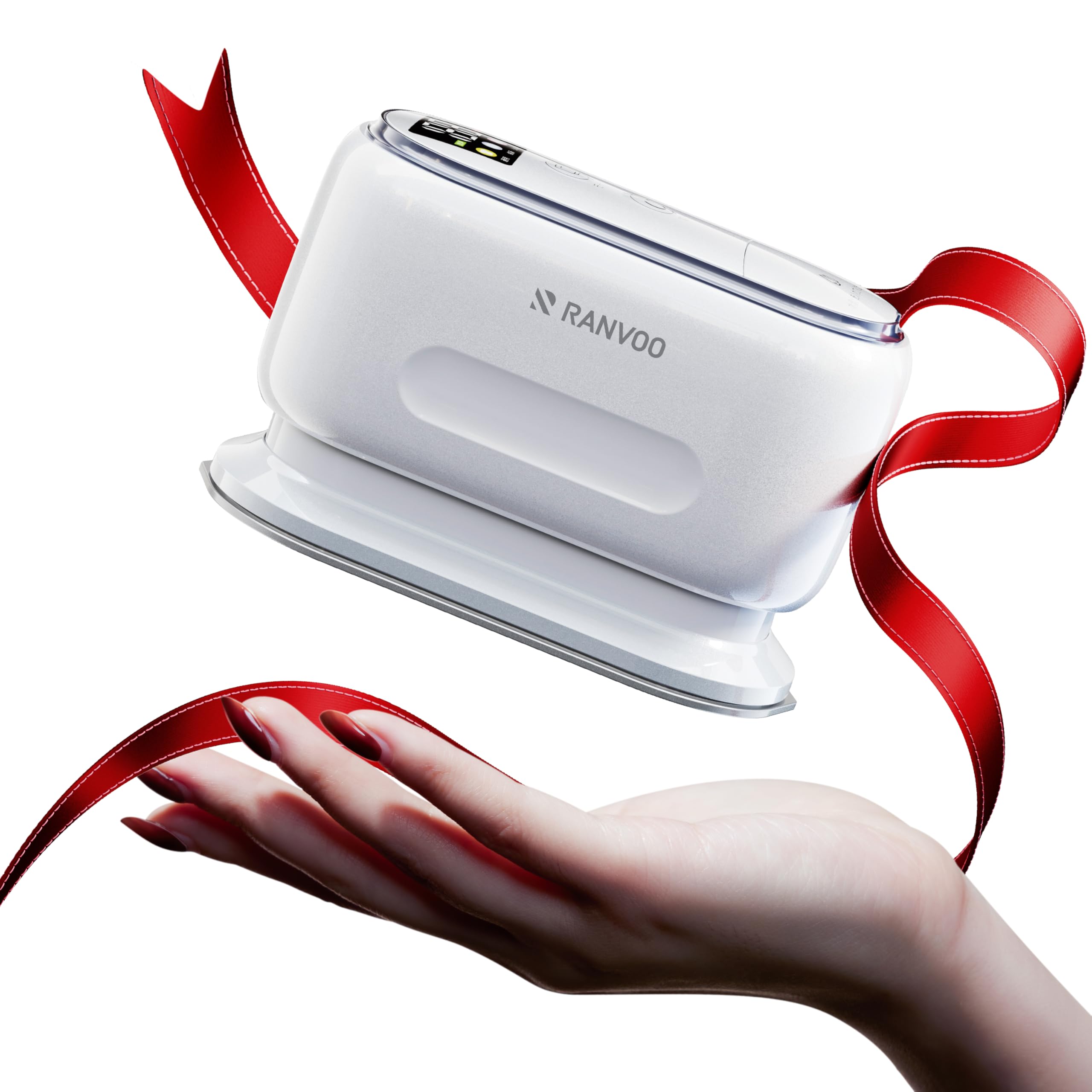 【Poco'ceポコチェ掲載・2025年最軽量設計】RANVOO アイロン スチームアイロン 10秒立ち上がり 360°パ..