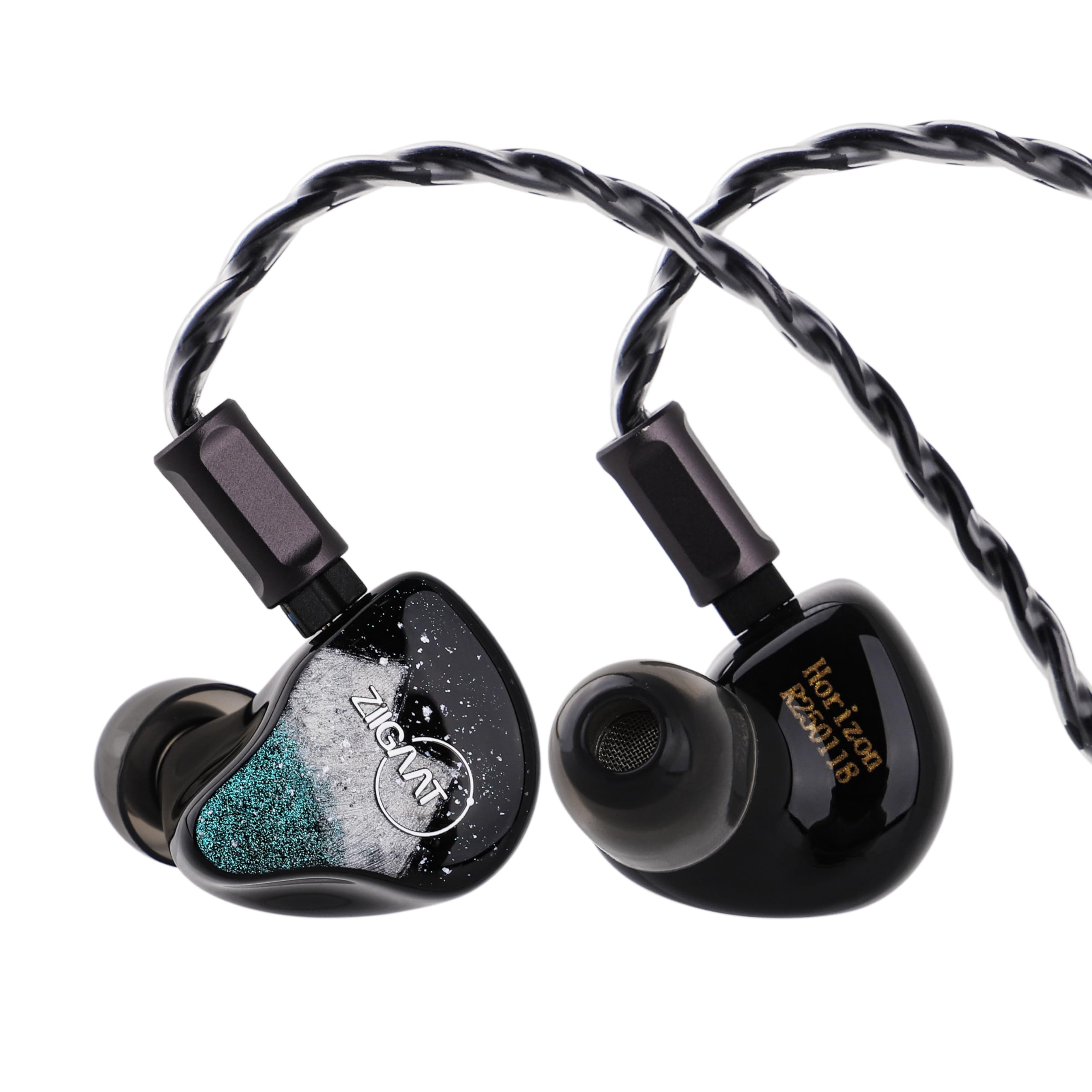Linsoul ZiiGaat Horizon インイヤーモニター 1DD＋2BA＋2プラナー搭載のHiFi有線イヤホン スタジオグレードのIEM ミュージシャンやオーディオファンのための自然でバランスの取れたチューニングと滑らかに伸びる高音域