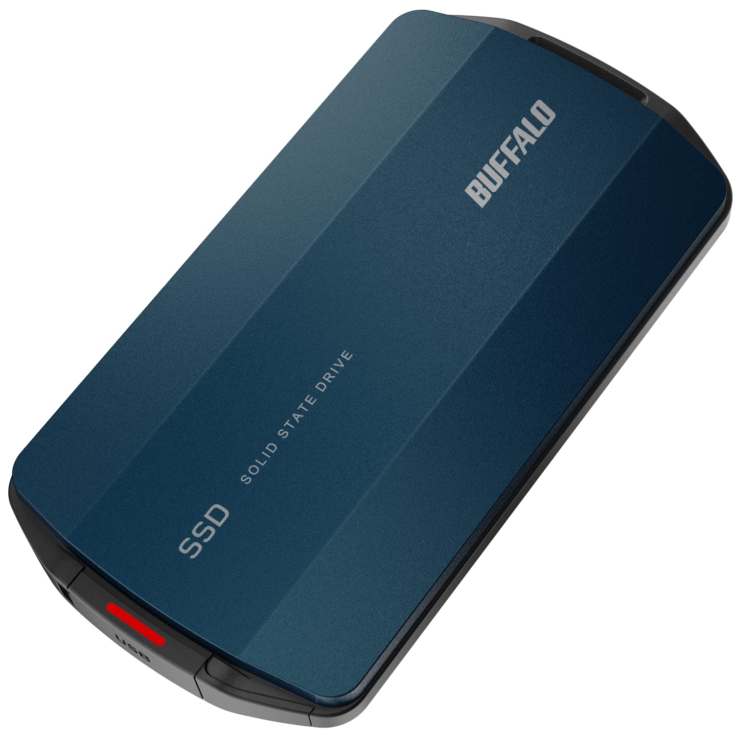 バッファロー SSD 外付け 500GB USB3.2 Gen2 Type‐C 最大読出速度1050MB/秒 防塵防滴 IP55 耐衝撃 MIL‐STD ポータブル 【 iPhone 15 15Pro Windows Mac Chrome PS4 PS5