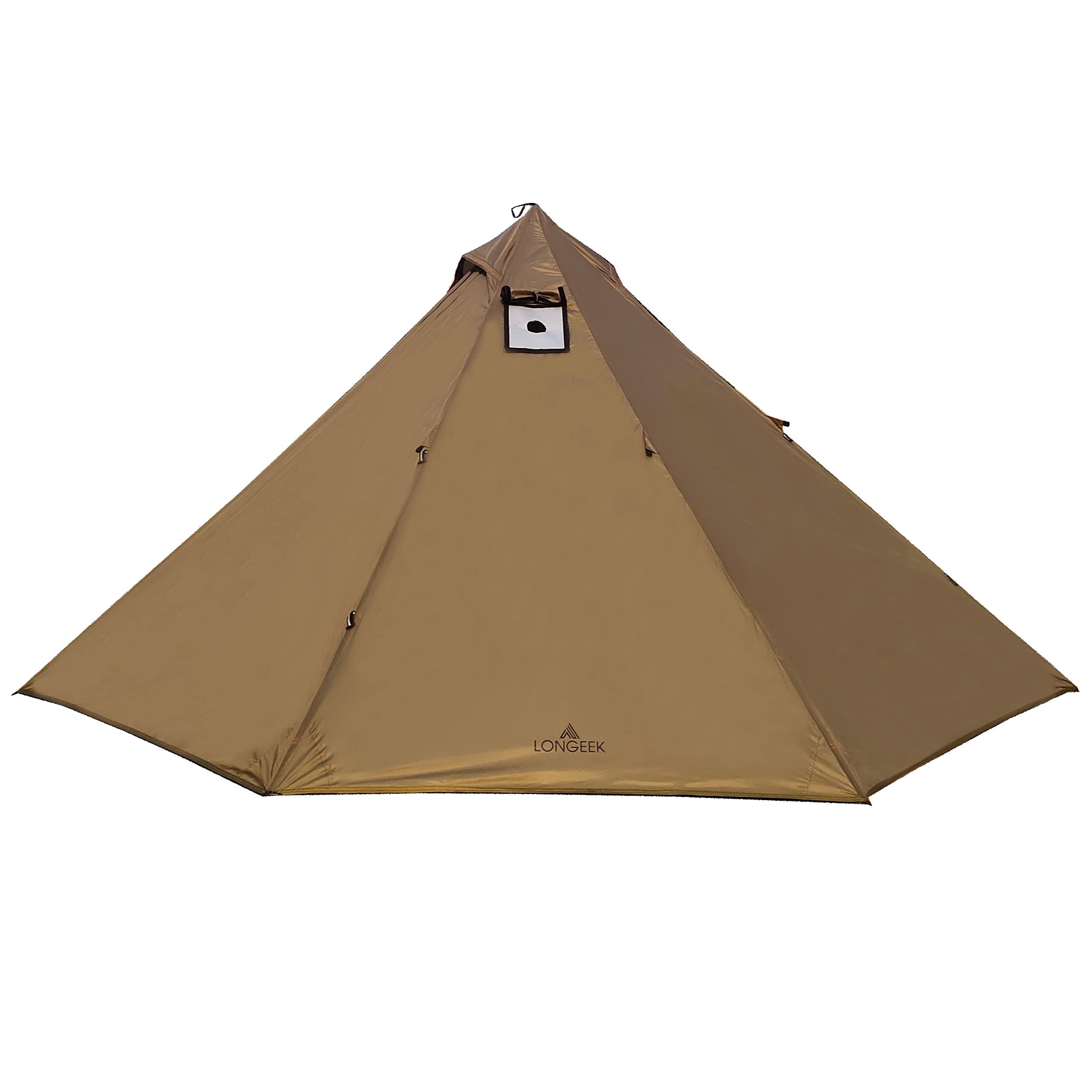 Longeek 4 Person Camping Tent 4 Seasons Backpacking Ultralight Easy Up Hot Teepee