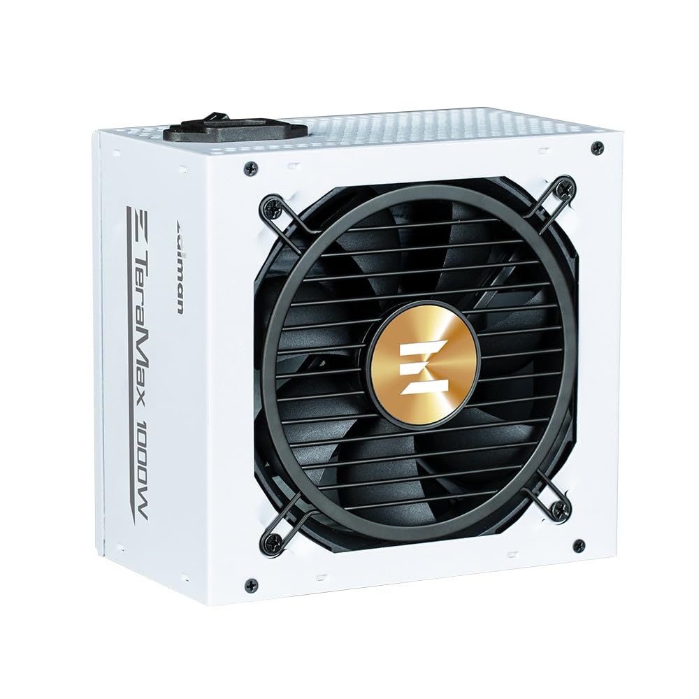 ZALMAN TeraMax II 1000W 80PLUS GOLD認証 フルプラグイン ATX3.0対応 7年保証 1000W PC電源ユニット ホワイト ZM1000-TMX2 WH PS1345