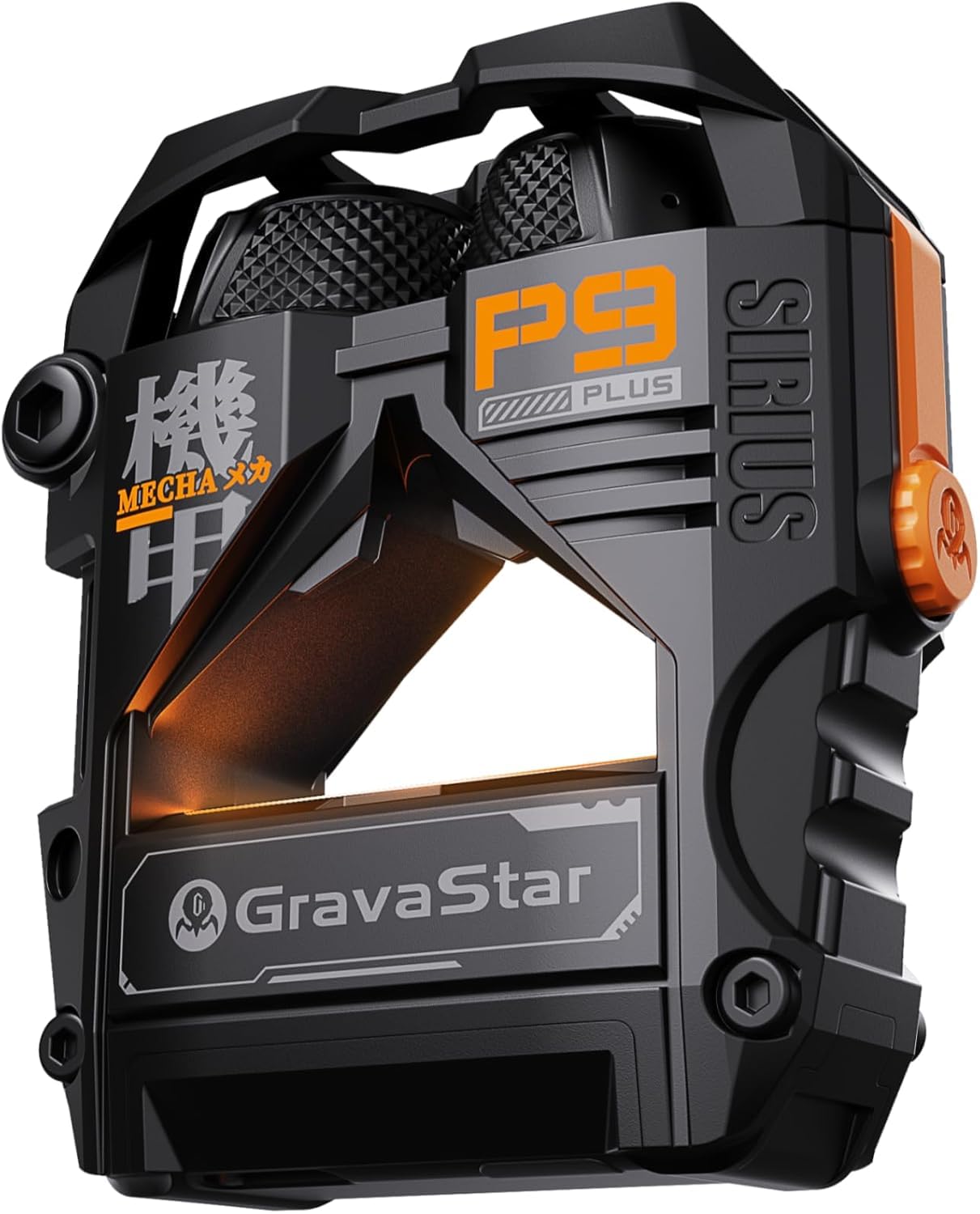 GravaStar Sirius Plus 完全ワイヤレスイヤホン Bluetooth5.3 ANC アクティブノイズキャンセリング イヤフォン 28時間再生 IPX4防水規格 ENCクリア通話 カスタマイズアプリ付き Wireless Bluetooth