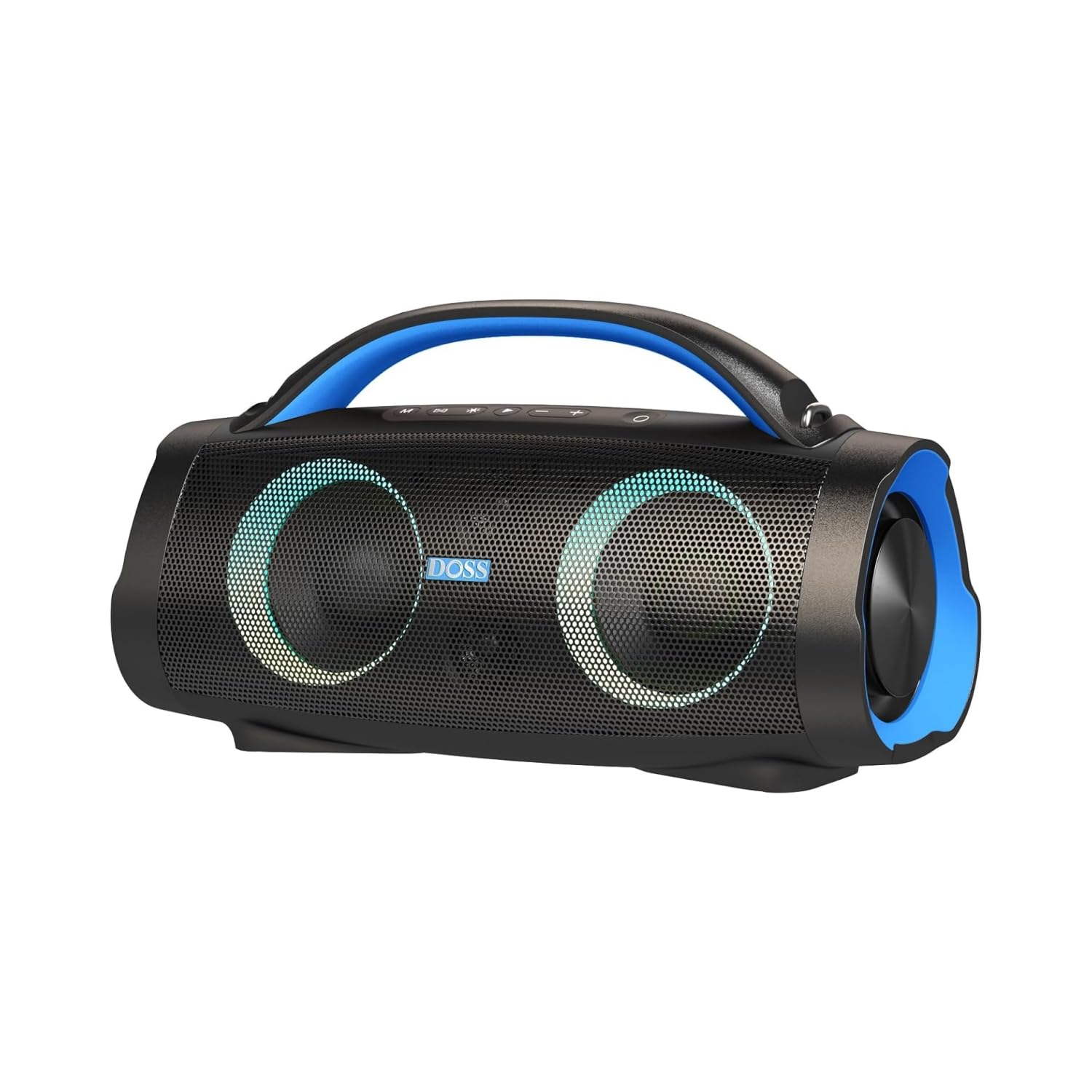 DOSS Extreme Boom Pro Bluetoothスピーカー ワイヤレス 100W 大音量 46時間再生 IPX6防水 ポータブル ブルートゥース 低音強化 パッシブラジエーター搭載 USB-C充電 ダンス/キャンプ/パーティー/旅行用 TWS