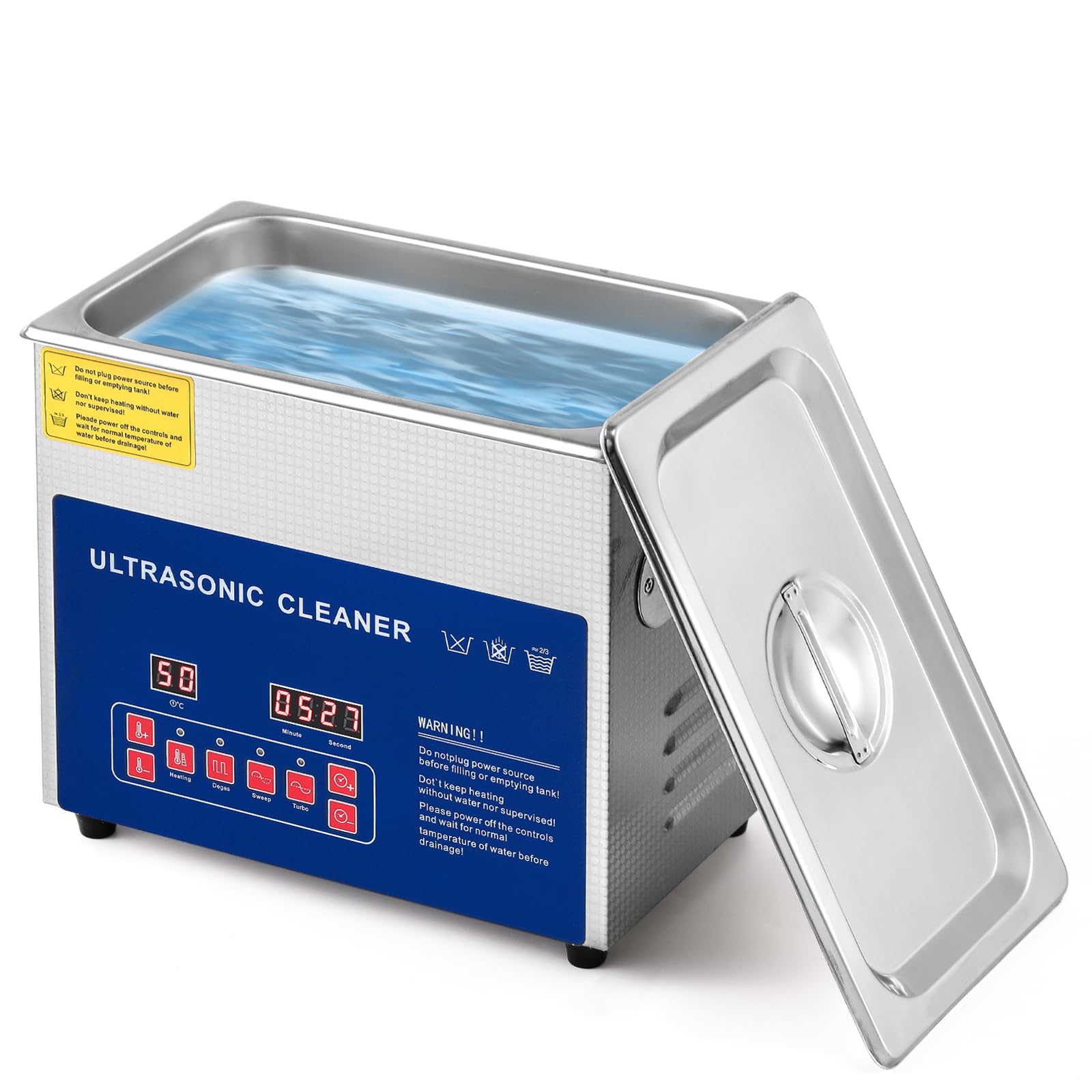 Frifreego 3L 超音波洗浄機 デュアル周波数 28/40khz変更可能 脱気 デジタル 卓上型 家庭業務両用 小型超音波クリーナー 強力 20-80℃ 0-30minタイマー設定可能 ステンレス鋼 時計/メガネ/貴金属部品/アクセサリー 日本語取