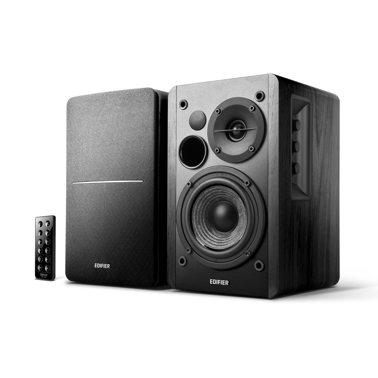 Edifier R1280DB PCスピーカー アクティブブックシェルフ ブルートゥース 5.1 Bluetooth/RCA/AUX/光/同軸入力 内蔵アンプ 4inchドライバー＆5inchツイーター 42W出力 精密リモコン ターンテーブル/テレビ/デ