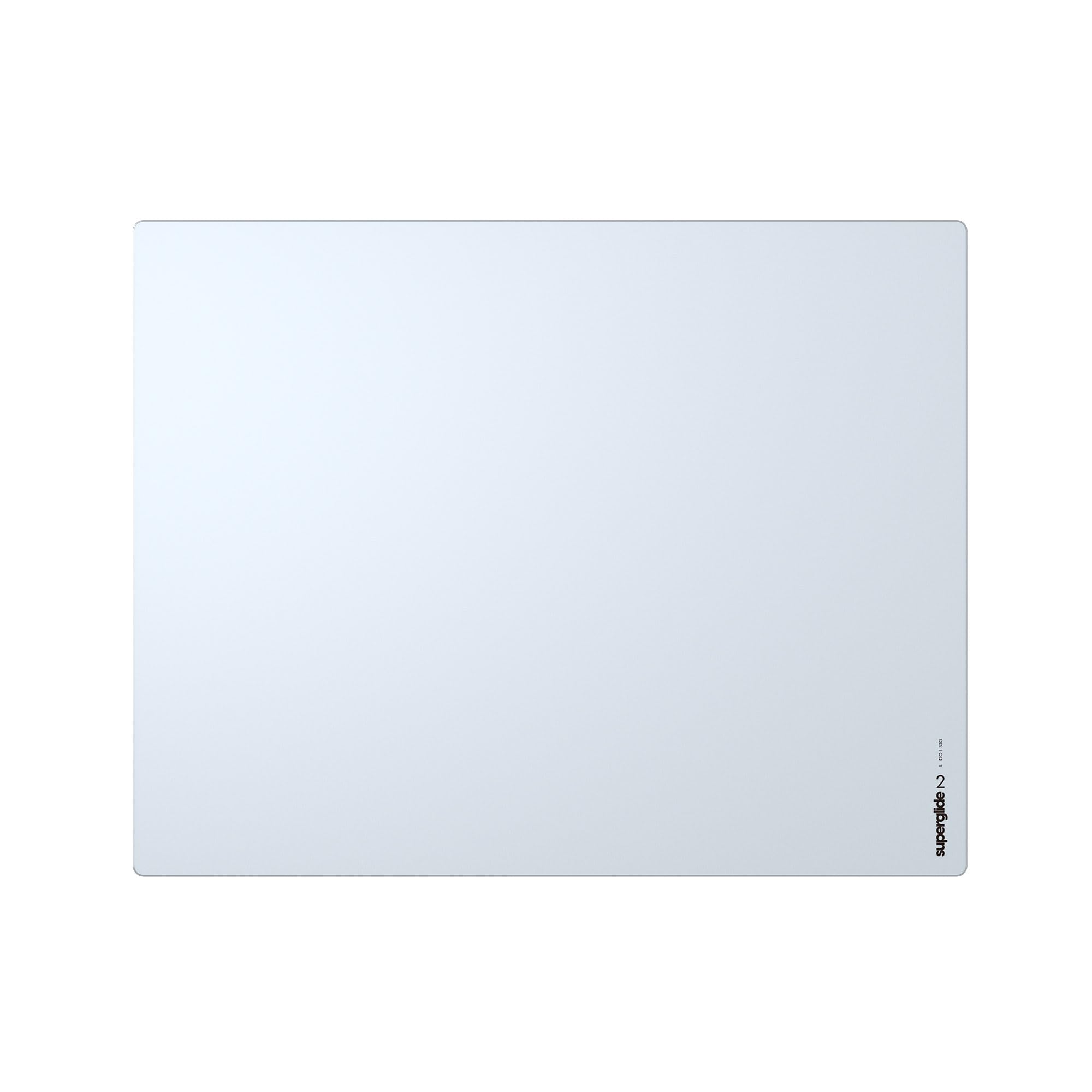 Pulsar Gaming Gears eSports仕様 ゲーミングマウスパッド Lサイズ Superglide2 Glass Mousepad ガラスパッド 滑り止め 国内正規品 42cm × 33cm (L, White)