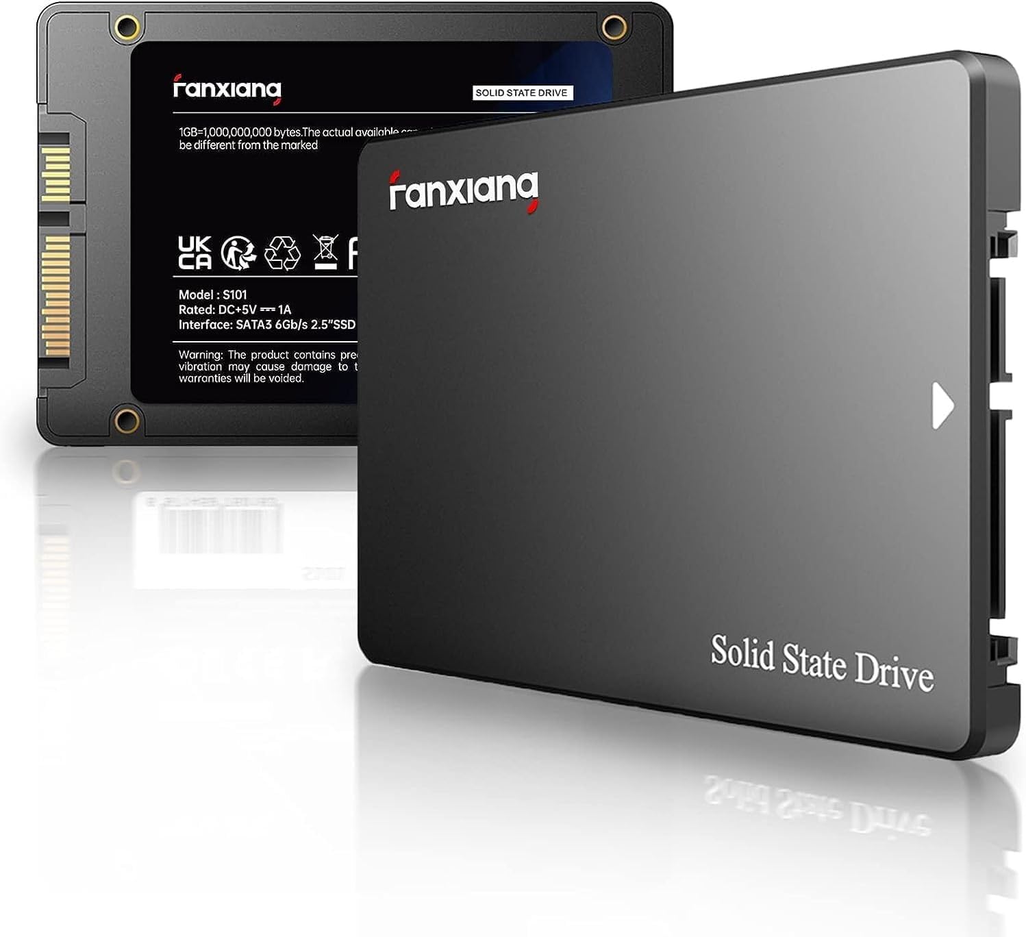 fanxiang SSD 512GB SATA 【耐久性を誇るTCL】2.5インチ 内蔵SSD 7mm 3D NAND TLC採用 SATAIII 6Gb/s SSD PS4動作確認済 PC 耐久性 ノートパソコン/デスクトップ/PS4に対応/HDD換装