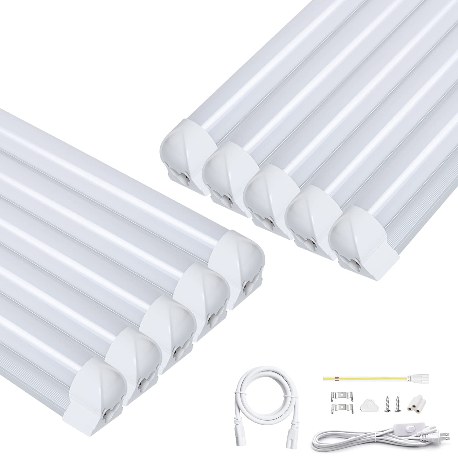 法人向け高効率照明 器具一体式led蛍光灯 40w形 2600LM 14W消費電力だけ T8直管 12...