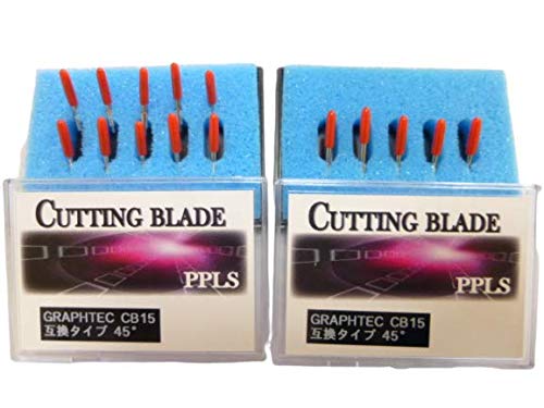 567 PPLS GRAPHTEC(グラフテック) CB15 タイプ カッティングブレード 互換品 45° 15本セット