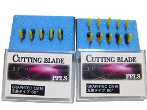 569 PPLS GRAPHTEC(グラフテック) CB15 タイプ カッティングブレード 互換品 60° 15本セット