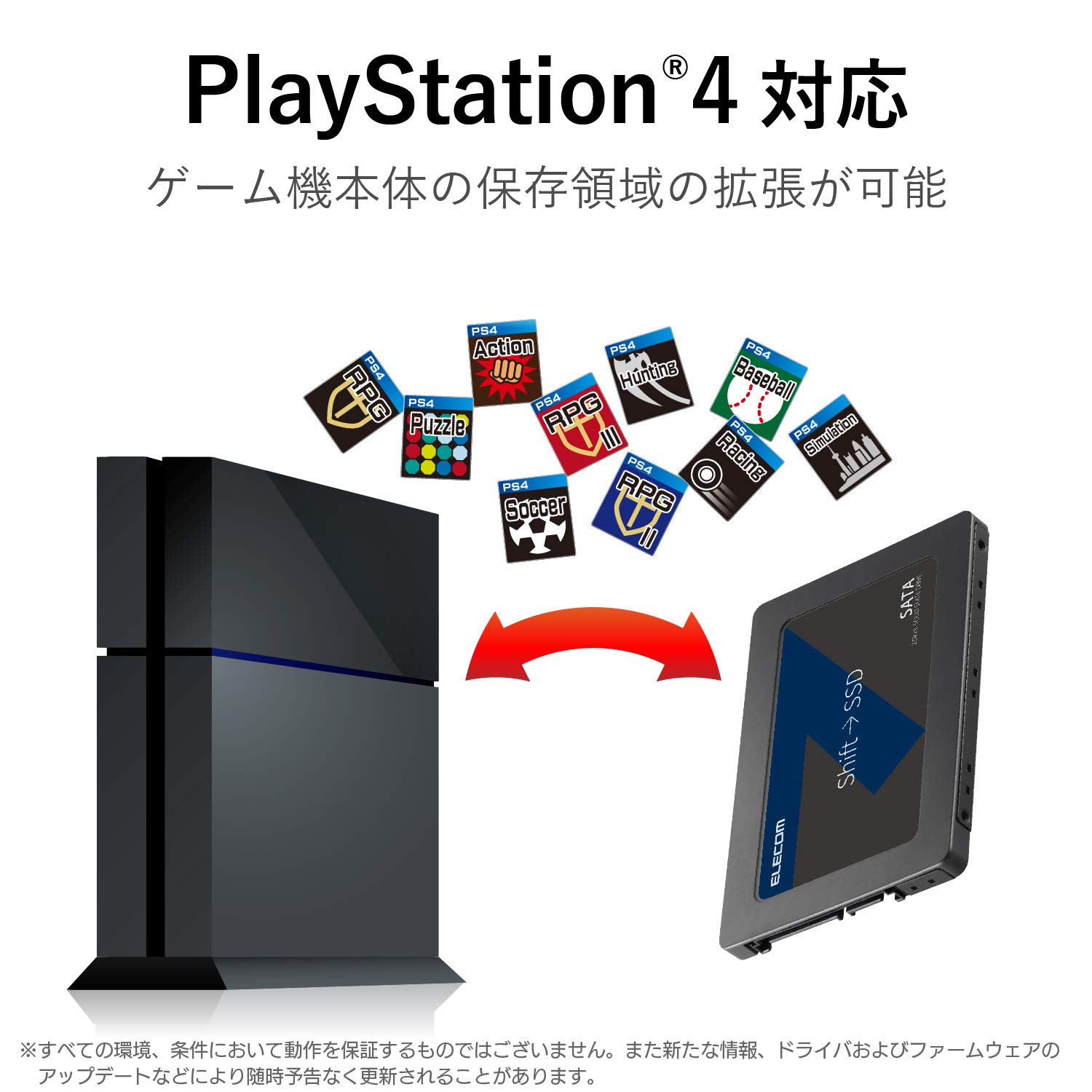 エレコム 内蔵SSD 480GB 2.5インチ SATA3.0 HDDケース付 データ移行ソフト HD革命 Copy Drive Lite付 ESD-IB0480G