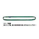 キトー ラウンドスリング エンドレス形 橙色 使用荷重10.0T 全長7.5m(4)