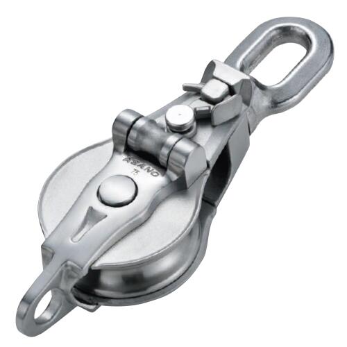 ステンレス滑車　AKブロック-A型スナッチオーフ　使用荷重1.2T