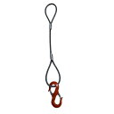 ワンタッチ玉掛けメッキワイヤー6X24G/O 径12mm 長さ8m 玉300mm