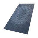 ウッドプラスチック 合成ゴムマット 四隅穴無 フィットくん薄型 黒 1000mm×2000mm×12mm