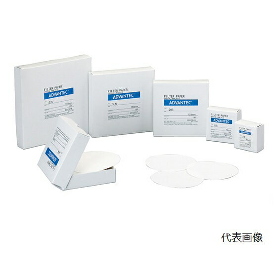 【直送品】 ADVANTEC (アドバンテック) 分液濾紙No.2S φ185mm 48011185 (100枚)