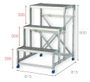 【ポイント5倍】【直送品】 アルインコ 作業台 CSBC-396S 【大型】