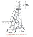 《仕様》●天板高さ（m）：2.66●設置寸法　昇降面×奥行（mm）：W1250×D2115●収納寸法 幅×奥行×高さ（mm）：1250×3296×514●質量(kg)：70.3●天板寸法（mm）：500×526※全サイズフルセット手すりが標準装備のため、フルセット手すりを含む質量になります。※手すりを付けたままでは折りたたみできません。《特長》●踏ざんには安全な昇降を補助する滑り止めテープを貼付しています。●手すりは900mmと1100mmに変えられる兼用タイプです。●防災時などに折りたたむことで、通路が確保できます。●自在キャスター　ストッパー付きです。【配送料について】●こちらの商品はお届け先により配送料が異なります。●また、荷降ろしの為フォークリフト等の設備が必要な場合がございます。●ご注文後にメールにてご案内させて頂きます。※事前にお問合せ頂いても構いません。【お支払い方法について】●こちらの商品はメーカーからの直送となります。代金引換のお支払い方法はご利用になれません。●代金引換にてご注文頂いた場合はご注文をキャンセルとさせて頂く場合がございますので予めご了承下さいませ。《仕様》●天板高さ（m）：2.66●設置寸法　昇降面×奥行（mm）：W1250×D2115●収納寸法 幅×奥行×高さ（mm）：1250×3296×514●質量(kg)：70.3●天板寸法（mm）：500×526※全サイズフルセット手すりが標準装備のため、フルセット手すりを含む質量になります。※手すりを付けたままでは折りたたみできません。《特長》●踏ざんには安全な昇降を補助する滑り止めテープを貼付しています。●手すりは900mmと1100mmに変えられる兼用タイプです。●防災時などに折りたたむことで、通路が確保できます。●自在キャスター　ストッパー付きです。