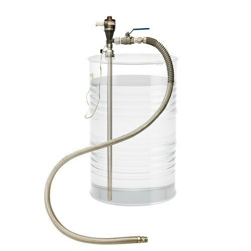 【直送品】 アクアシステム エアモーター式ドラムポンプ CHD1-20ASUSV (溶剤用／ボールバルブ付)
