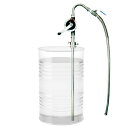 【ポイント10倍】【直送品】 アクアシステム ハンドロータリーポンプ SUS+樹脂製 HRP-25IIIHM (溶剤用) SUSホース、密閉アダプタ、ボールバルブ付