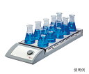 【直送品】 アズワン 多連式マグネチックスターラー MS-M-S10 (3-7016-01) 《研究・実験用機器》