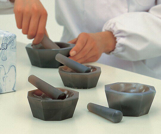 アズワン メノー乳鉢 (乳棒付き) 6-546-01 《研究・実験用機器》
