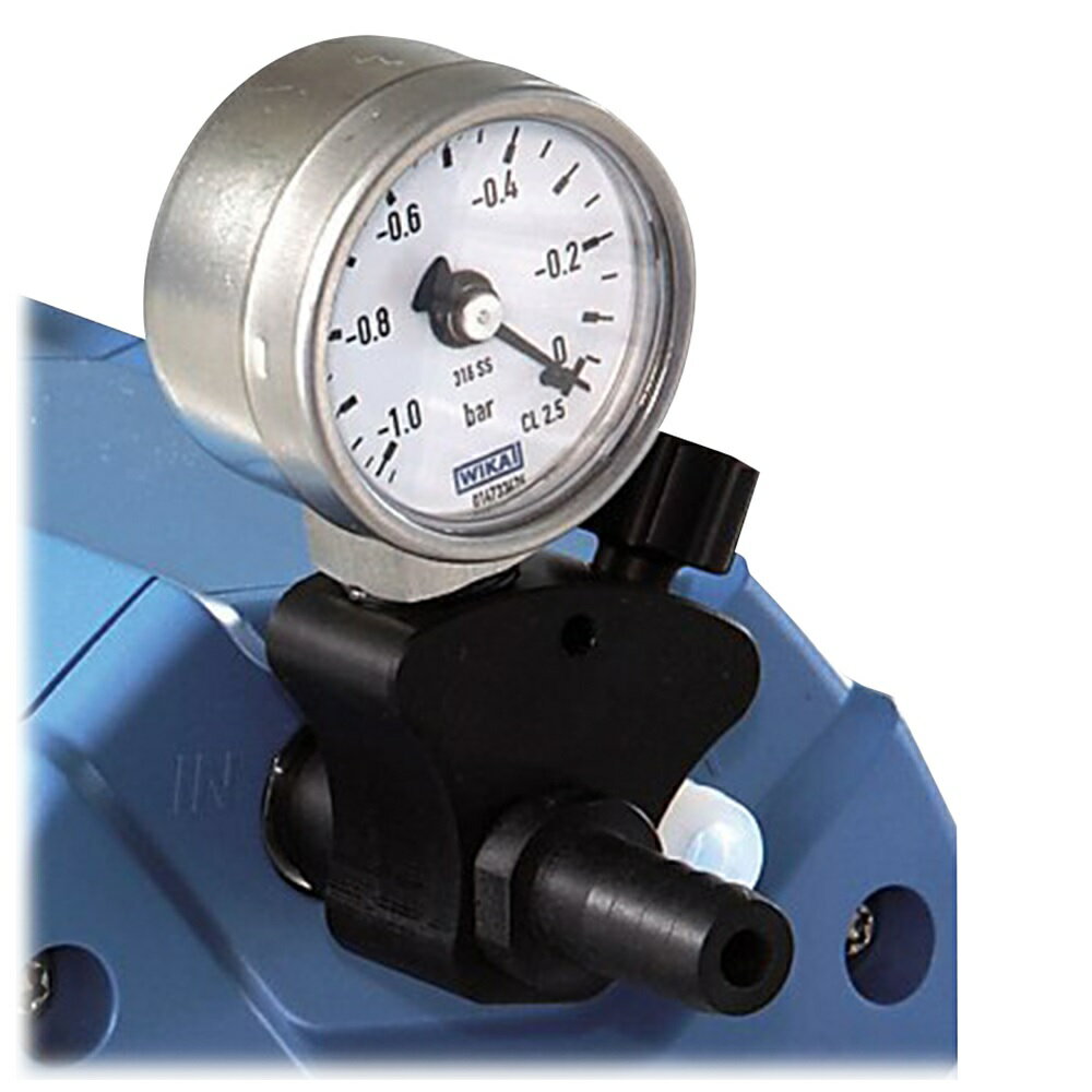 【ポイント10倍】【直送品】 アズワン ダイヤフラム式真空ポンプ用マノメーター付減圧調整器 1-2879-11 《研究・実験用機器》