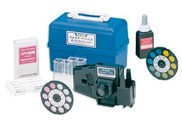 【ポイント5倍】アズワン 残留塩素測定器(DPD法+pH測定器) 2-5819-01 《計測・測定・検査》