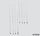 アズワン 足長赤液棒状温度計 50℃ 600mm 校正証明書付 3-5931-01-20 《計測・測定・検査》