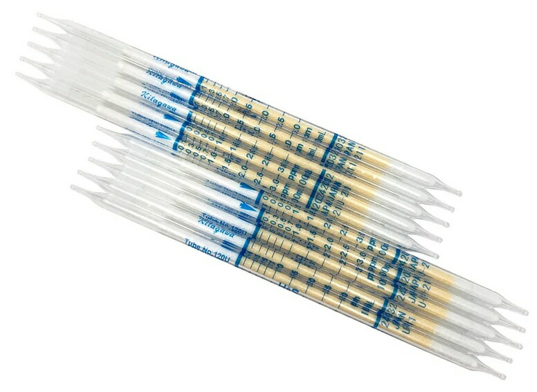 【ポイント5倍】アズワン ガス検知管(北川式)硫化水素(10本入) 120U (8-5354-09) 《計測・測定・検査》