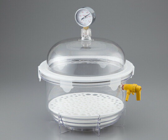 【ポイント10倍】アズワン 真空デシケーター 10L本体(ゲージ無し) VDR-25 (1-1462-02) 《実験設備・保..