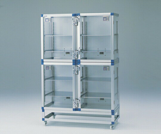 【直送品】 アズワン IDデシケーター 1152×517×1765mm 強化プラスチック棚板 ID-W4P (1-4693-12) 《実..