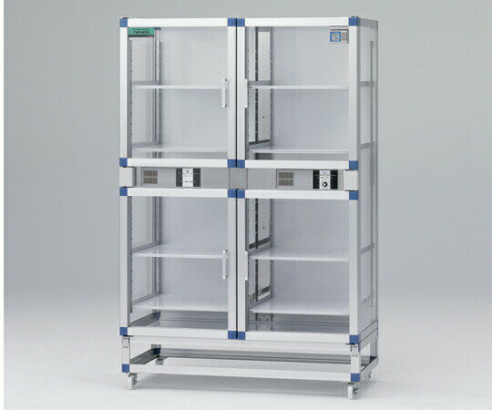 【ポイント10倍】【直送品】 アズワン オートドライデシケーターFNツイン 強化プラスチック棚板 TSP-WF..