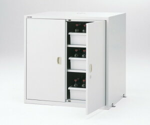 【直送品】 アズワン 耐震薬品庫(スチール製)900×700×900mm SPH-990 (3-5345-22) 《実験設備・保管》 【大型】