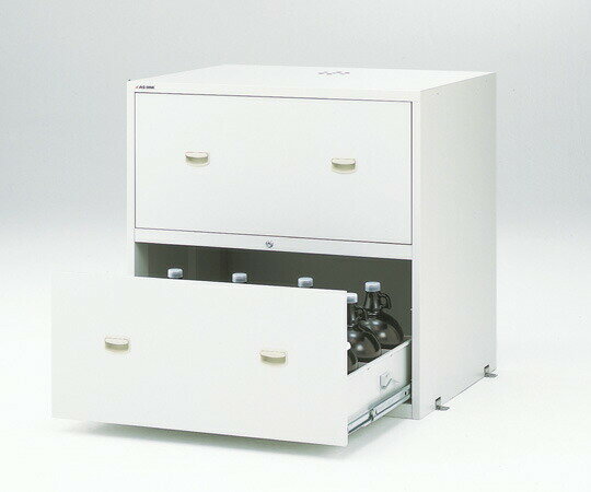 【ポイント5倍】【直送品】 アズワン 耐震薬品庫(スチール製)900×700×900mm SPG-990 (3-5345-24) 《実..