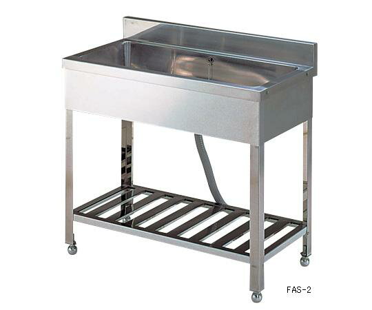 【ポイント10倍】【直送品】 アズワン 流し台1槽 FAS-2S (4-119-03) 《実験設備・保管》 【大型】