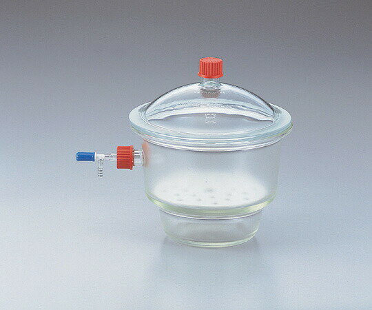 【直送品】 アズワン ねじ口デシケーター 横口 φ240mm 6-183-03 《実験設備・保管》