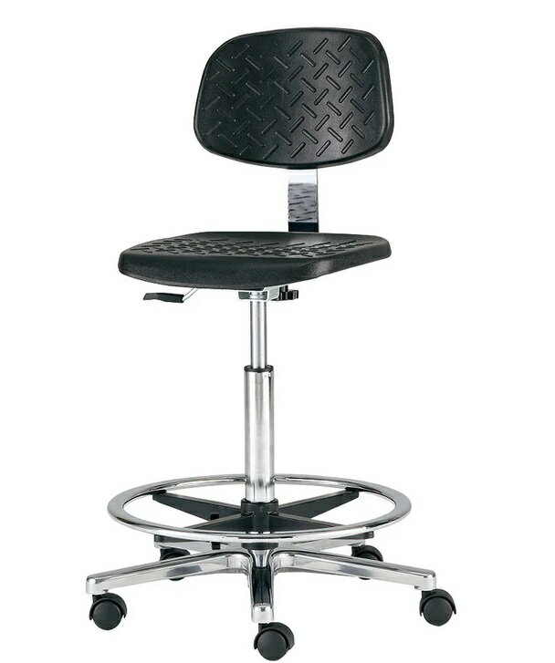 【直送品】 アズワン ワークチェア(一体成型シート)リング付 MWC-100RC (1-2828-02) 《実験設備・保管..