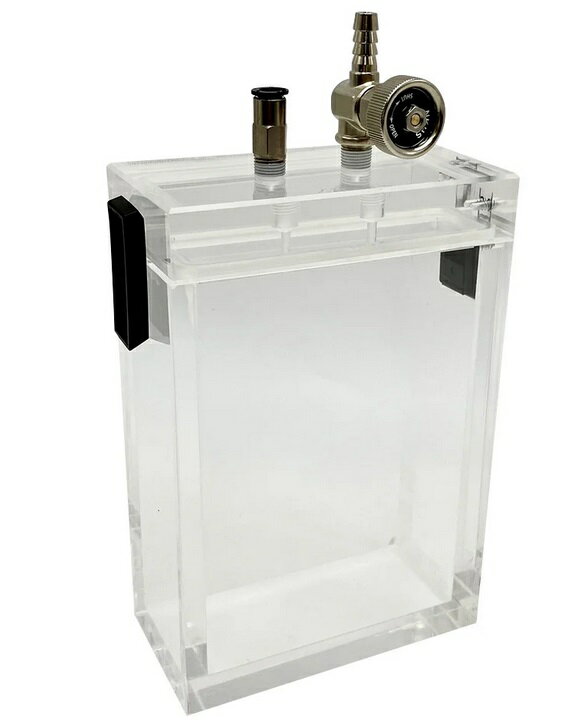 【ポイント5倍】アズワン 小型真空デシケーター 95×40×140mm 角140型 2-4920-08 《実験設備・保管》