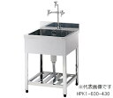 【ポイント5倍】【直送品】 アズワン 流し台 600×600×800mm(SUS304) HPK1-600-430 (3-2014-04) 《実験設備・保管》 【大型】