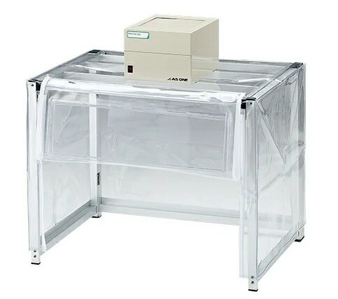 【ポイント10倍】【直送品】 アズワン 折りたたみ簡易ドラフト ファンユニット1台付 700×500×550(700)m..