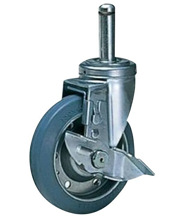 アズワン キャスター (MS、LS共通) φ125 ストッパー付 1個 3-341-02 《実験設備・保管》