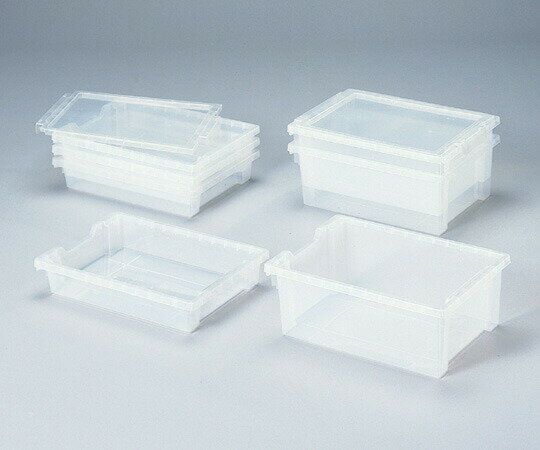 【ポイント5倍】アズワン グラッドネル収納ケース 深型 365×268×145mm 4-5347-02 《実験設備・保管》